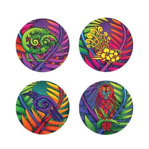 Products: Coasters birds bright S/4