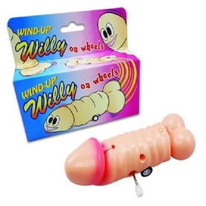 Wind up willy on wheels