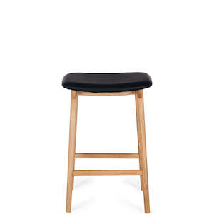 Kitchen Bar Stools: NAPOLEON KITCHEN BAR STOOL "BLACK SEAT"