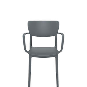 SIESTA LISA ARMCHAIR "CHARCOAL"