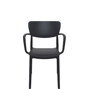 Siesta Chairs: SIESTA LISA ARMCHAIR "BLACK"