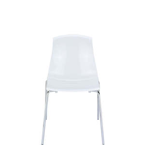 SIESTA ALLEGRA CHAIR "WHITE GLOSS" (x4)