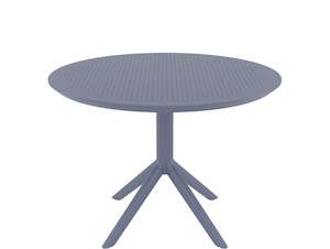 Siesta Tables: SIESTA SKY ROUND TABLE "DARK GREY"