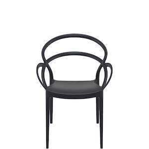 Siesta Mila Armchair: SIESTA MILA ARMCHAIR "BLACK"