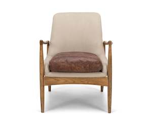 DUNE ARMCHAIR "CANVAS CEMENT"