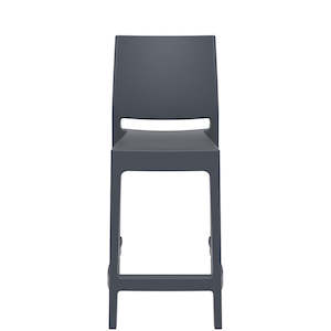 Siesta Maya Bar Stool 65cm: SIESTA MAYA BAR STOOL 65cm "DARK GREY"