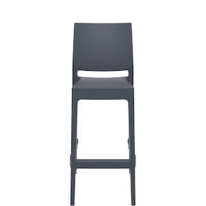 Siesta Maya Bar Stool 75cm: SIESTA MAYA BAR STOOL 75cm "DARK GREY"
