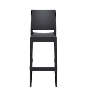 Siesta Maya Bar Stool 75cm: SIESTA MAYA BAR STOOL 75cm "BLACK"