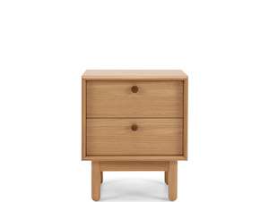 NORFIX 2 DRAWER BEDSIDE TABLE