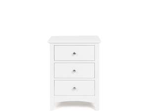 PARIS 3 DRAWER BEDSIDE TABLE