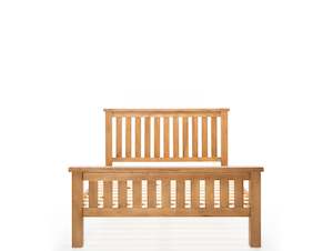 Queen Beds: SOLSBURY QUEEN BED "NATURAL OAK"