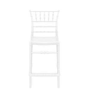 Siesta Chiavari Bar Stool 65cm: SIESTA CHIAVARI BAR STOOL 65cm "GLOSS WHITE" (x4)