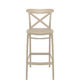 SIESTA CROSS BAR STOOL 75cm "TAUPE" (x4)
