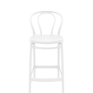 Siesta Victor Bar Stool 65cm: SIESTA VICTOR BAR STOOL 65cm "WHITE" (x4)