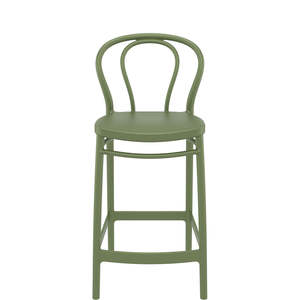 Siesta Victor Bar Stool 65cm: SIESTA VICTOR BAR STOOL 65cm "OLIVE GREEN" (x4)