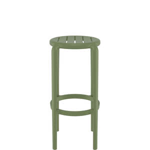 Commercial Bar Stools: TOM COMMERCIAL BAR STOOL 75cm "OLIVE GREEN"
