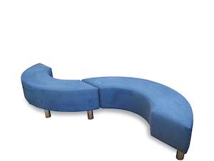 Commercial Ottomans: CURVED COMMERCIAL OTTOMAN