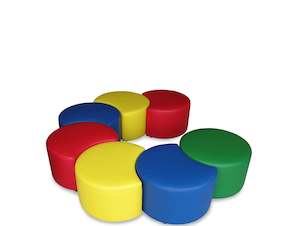 PETAL SCHOOL OTTOMAN