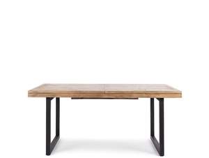 Wooden Dining Tables: FORGED EXTENDABLE WOODEN DINING TABLE 183 - 244cm
