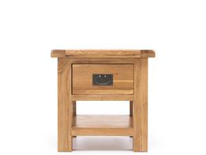 Wooden Lamp Tables: SOLSBURY WOODEN LAMP TABLE + DRAWER