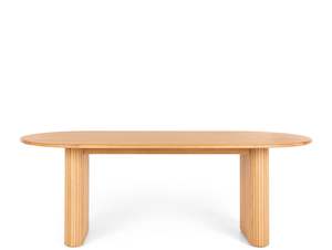 Wooden Dining Tables: TELSA WOODEN DINING TABLE 220cm
