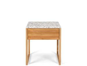 Wooden Lamp Tables: AVON WOODEN LAMP TABLE "TERRAZZO TOP"