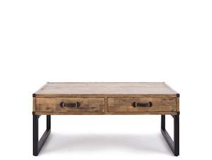 Wooden Coffee Tables: FORGED WOODEN COFFEE TABLE