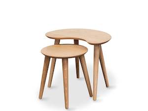 Wooden Lamp Tables: SIENNA WOODEN NEST OF TABLES