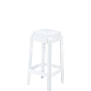 Siesta Fox Bar Stool 65cm: SIESTA FOX BAR STOOL 65cm"GLOSS WHITE" (x2)