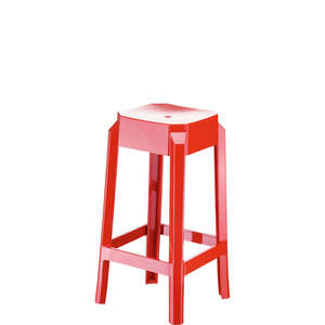 Siesta Fox Bar Stool 65cm: SIESTA FOX BAR STOOL 65cm" GLOSS RED" (x2)