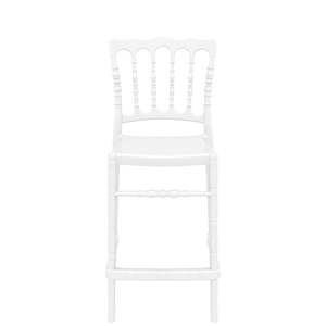 Siesta Opera Bar Stool 65cm: SIESTA OPERA BAR STOOL 65cm "GLOSS WHITE" (x4)