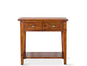 RUSTIC WOODEN CONSOLE TABLE 80cm