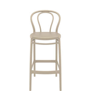Siesta Victor Bar Stool 75cm: SIESTA VICTOR BAR STOOL 75cm "TAUPE" (x4)