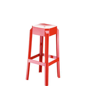 Siesta Fox Bar Stool 75cm: SIESTA FOX BAR STOOL 75cm"GLOSS RED" (x2)