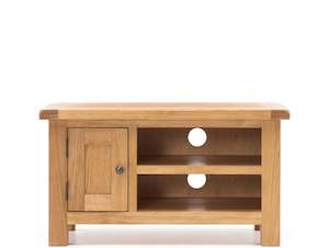 Wooden Entertainment Units: SOLSBURY WOODEN ENTERTAINMENT UNIT 90cm