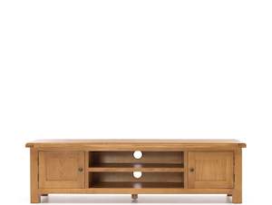 SOLSBURY WOODEN ENTERTAINMENT UNIT 180cm