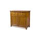Rustic 2 Drawer Wooden Sideboard