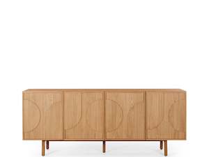ART DECOR WOODEN SIDEBOARD "NATURAL OAK"