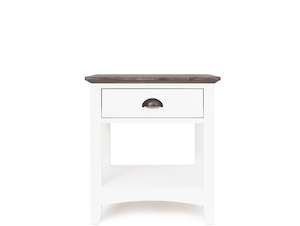 Wooden Bedside Tables: IDAHO 1 DRAWER WOODEN BEDSIDE TABLE