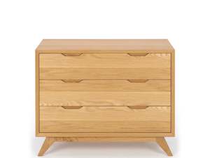 Wooden Tallboys Chests: VENICE 3 DRAWER WOODEN CHEST