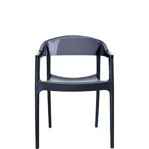 SIESTA CARMEN ARMCHAIR "BLACK" (x4)