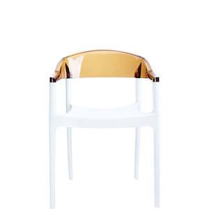 Siesta Carmen Chair: SIESTA CARMEN ARMCHAIR "AMBER/WHITE" (x4)