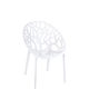 SIESTA CRYSTAL CHAIR "GLOSS WHITE" (x4)