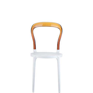 SIESTA MR BOBO CHAIR "WHITE/AMBER" (x4)
