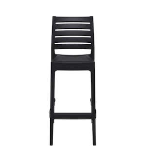 SIESTA ARES BAR STOOL 75cm "BLACK" (x4)
