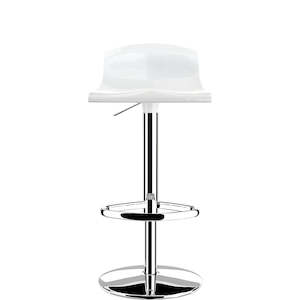 SIESTA ARIA BAR STOOL "GLOSS WHITE"