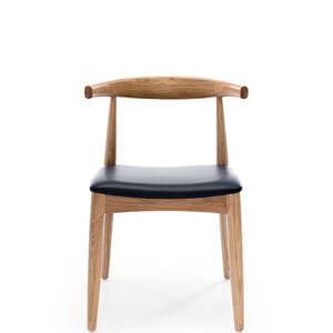 ELBOW WOODEN CHAIR "NATURAL OAK"