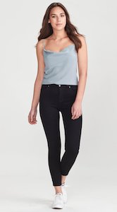 Junkfood Jeans Slip Ankle Grazer Black