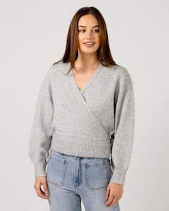 Stella + Gemma August Wrap Cardigan | Grey