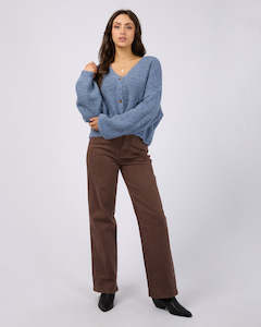 Clothing Cardigans Jackets: All About Eve Selena Knit Cardigan | Blue